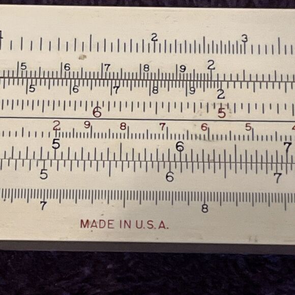 Vintage 1947 Keuffel & Esser Slide Rule Model # 4092-3 Made In USA with Case - Picture 4 of 8
